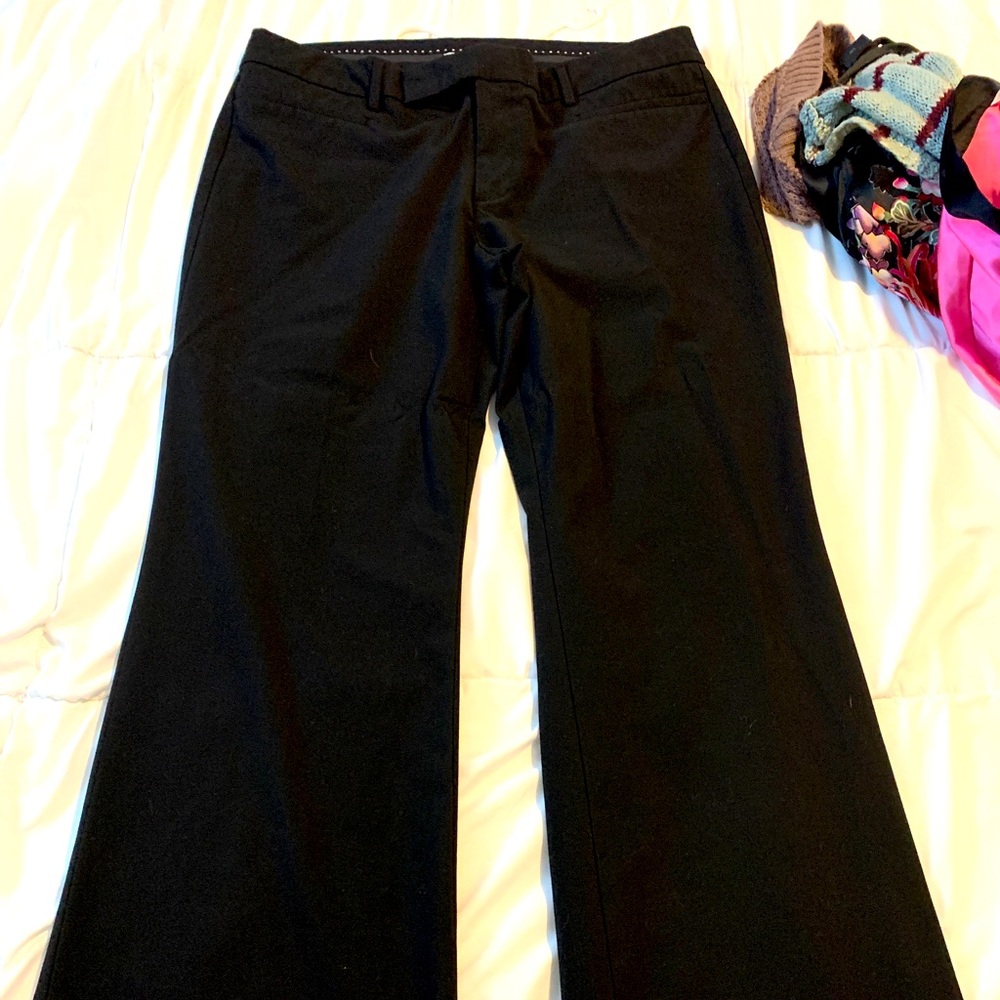 Gap modern 10a bootcut black pants